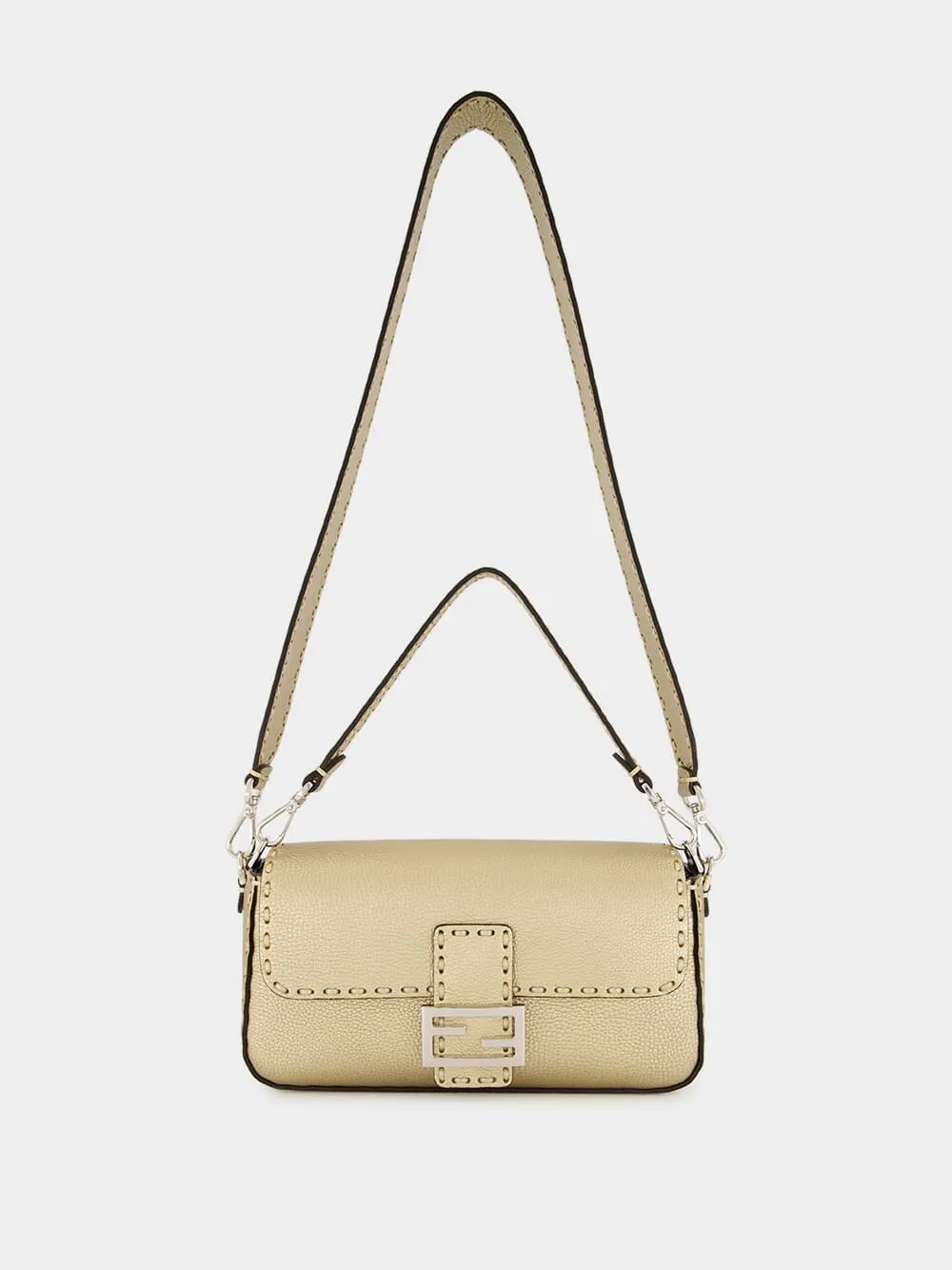 Champagne Gold Baguette Bag