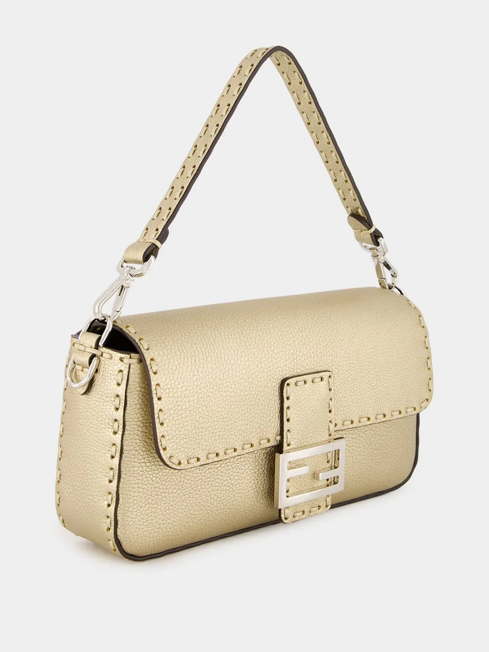 Champagne Gold Baguette Bag