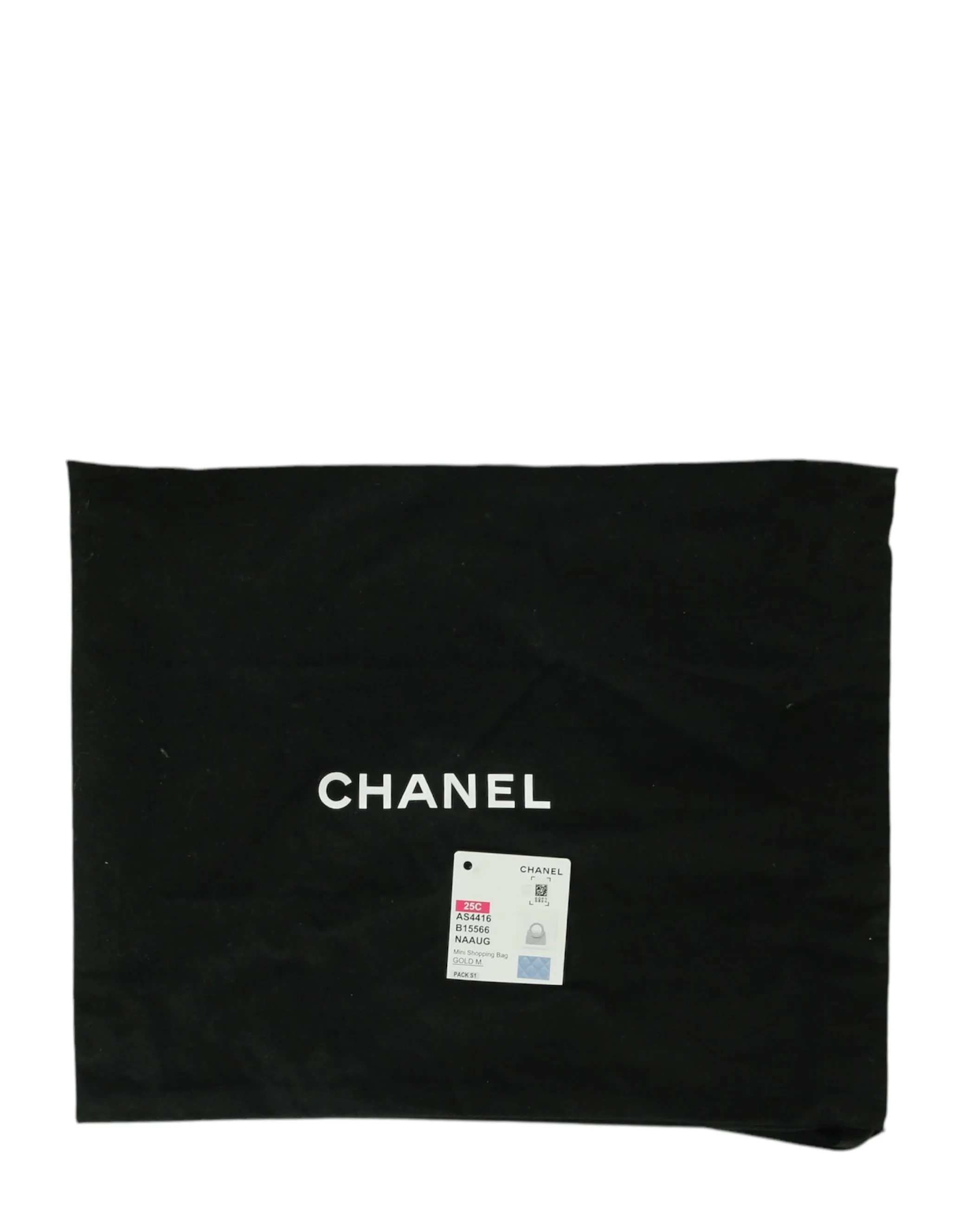 Chanel 2025 Blue Calfskin Quilted Nano Kelly Shopper