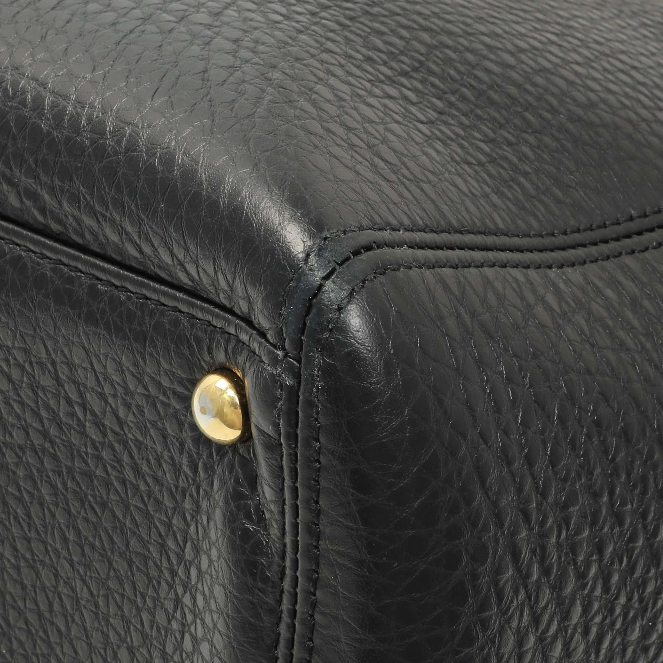 Chanel Black Calfskin Cerf Executive Shopper Tote