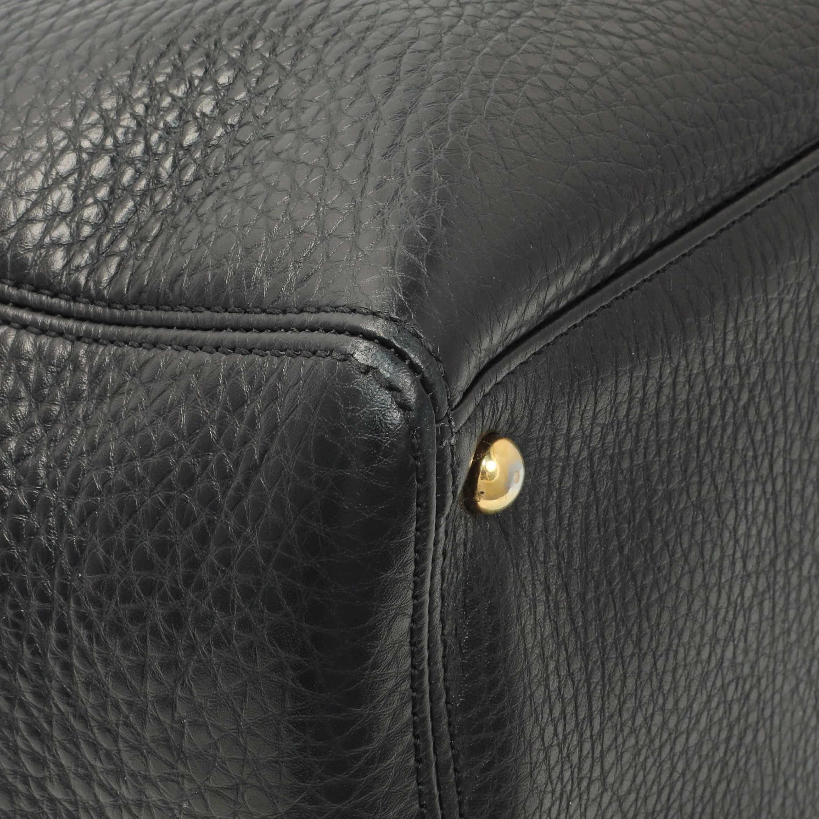 Chanel Black Calfskin Cerf Executive Shopper Tote