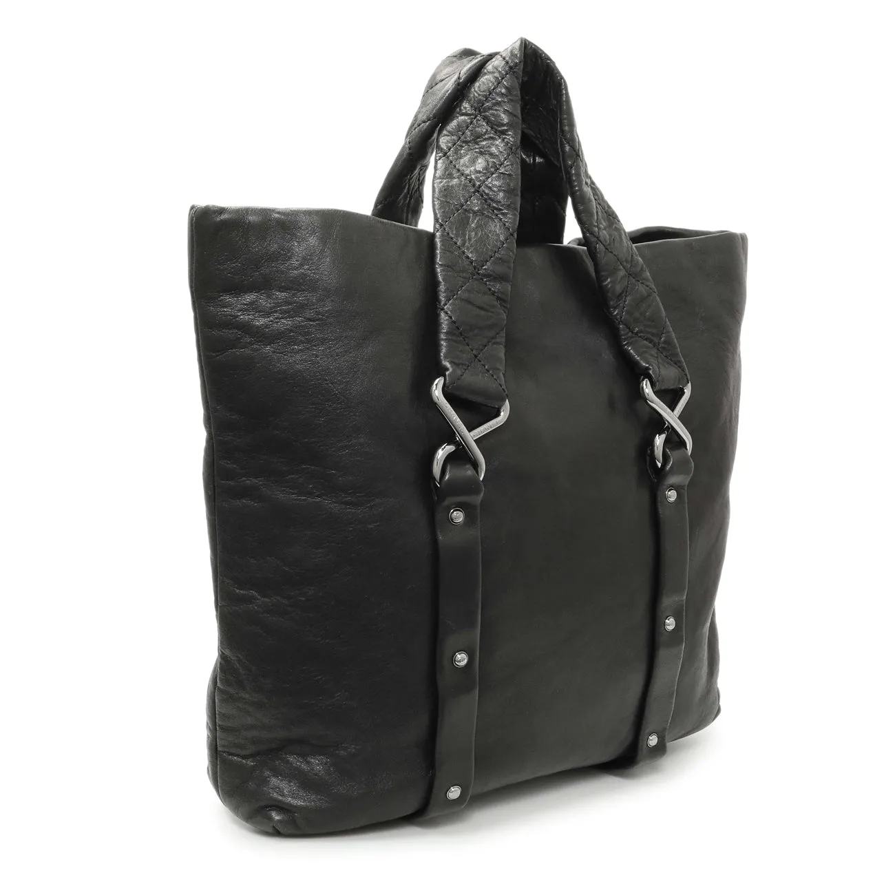 Chanel Black Lambskin 8 Knots Tote