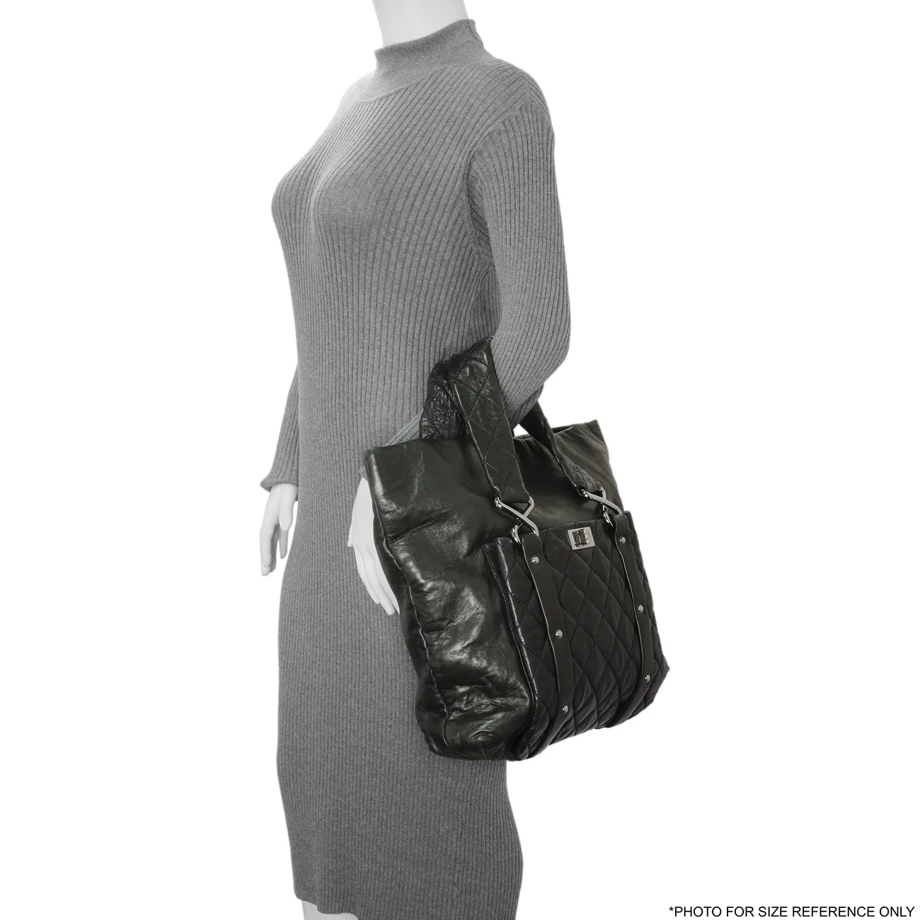 Chanel Black Lambskin 8 Knots Tote