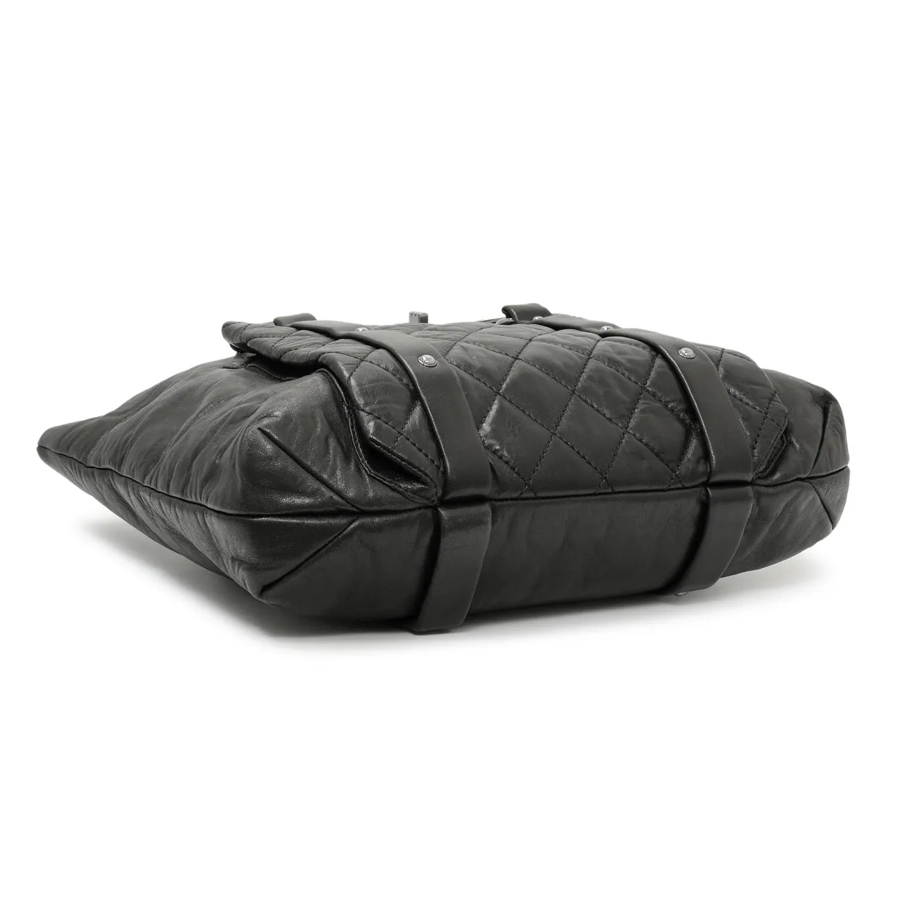 Chanel Black Lambskin 8 Knots Tote