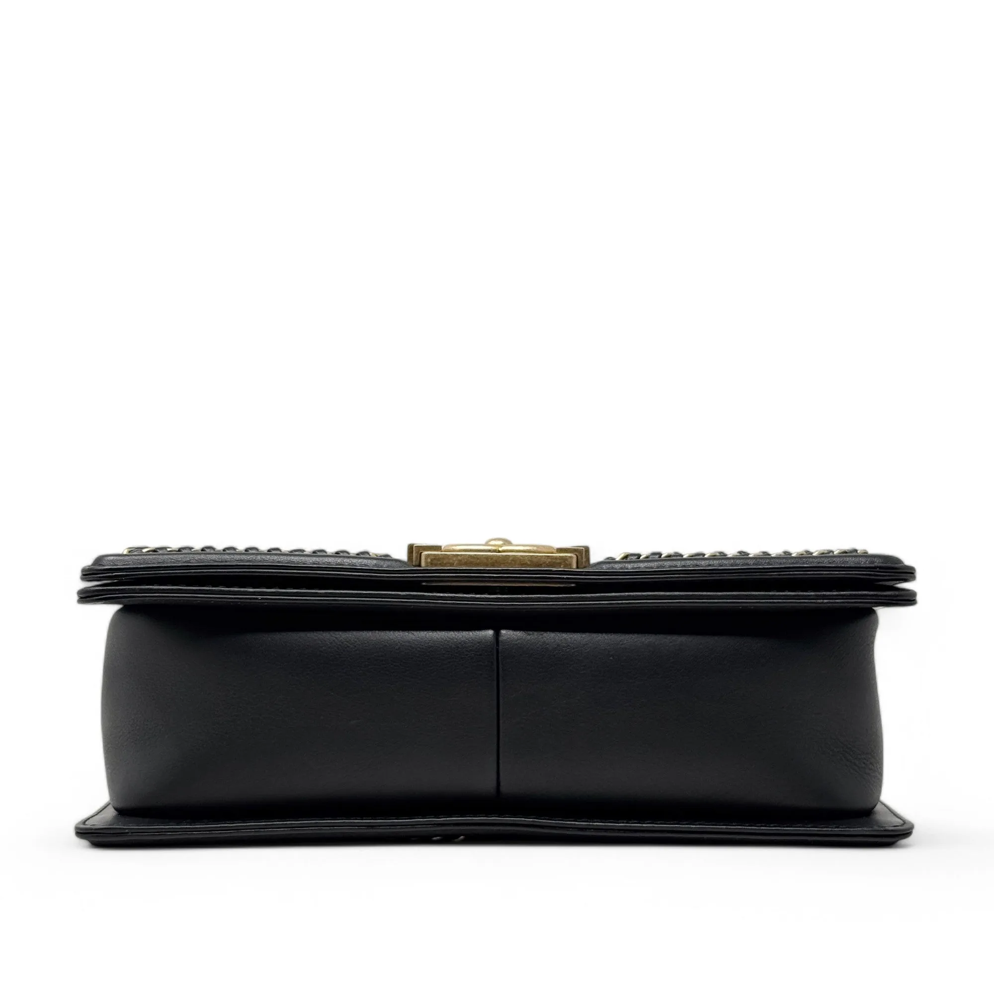 Chanel Black Medium Boy Top Handle