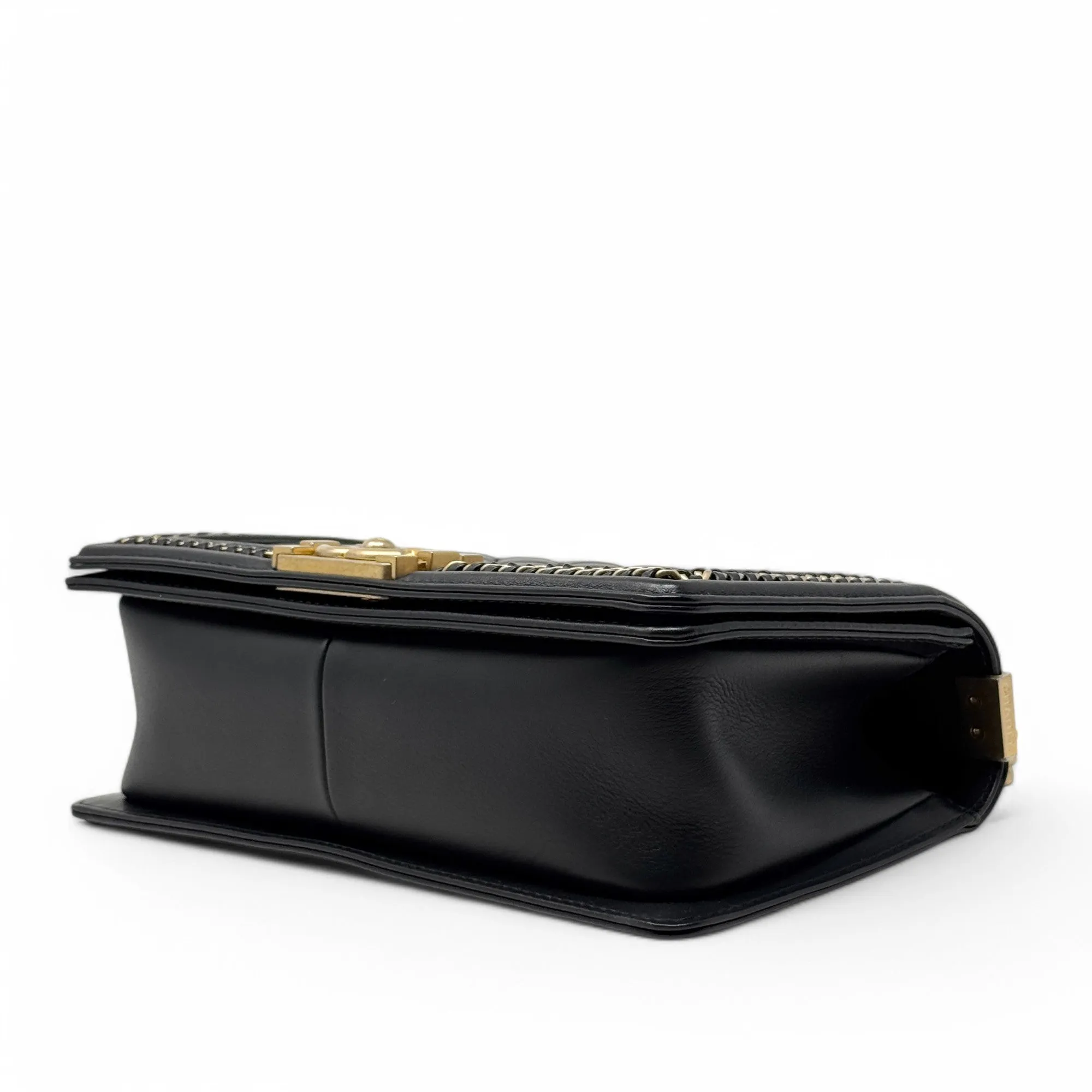 Chanel Black Medium Boy Top Handle