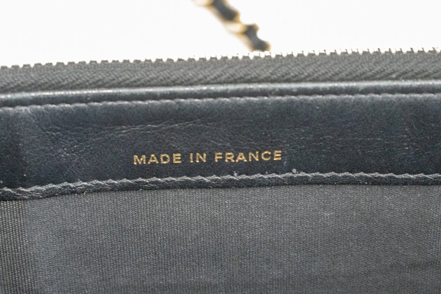 CHANEL Boy Black Caviar Wallet On Chain WOC Double Zip Shoulder n35