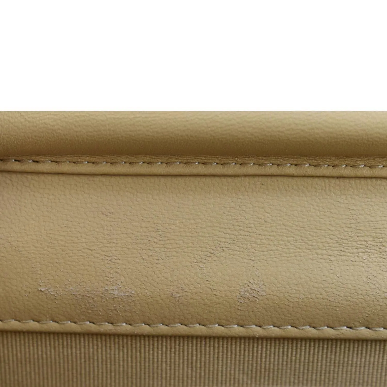 CHANEL WOC Quilted Leather Wallet On Chain Crossbody Bag Bicolor