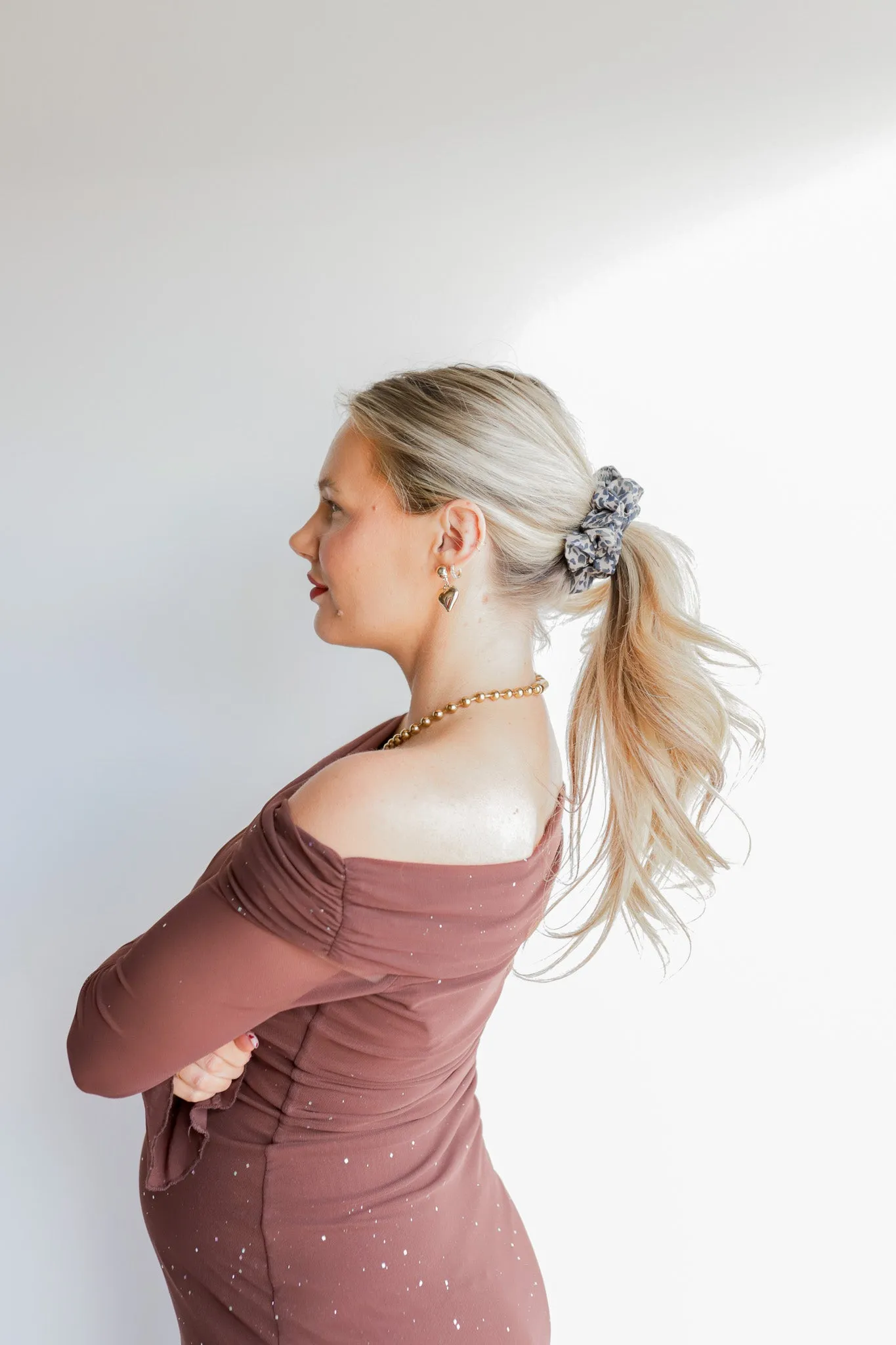 CHEETAH MIDI SCRUNCHIE