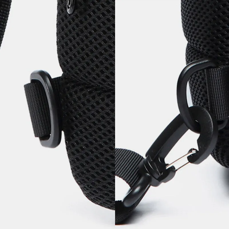 Chest Bag Sling Bag For Men Anti-theft USB Charging Multi-Layers Crossbody Bag