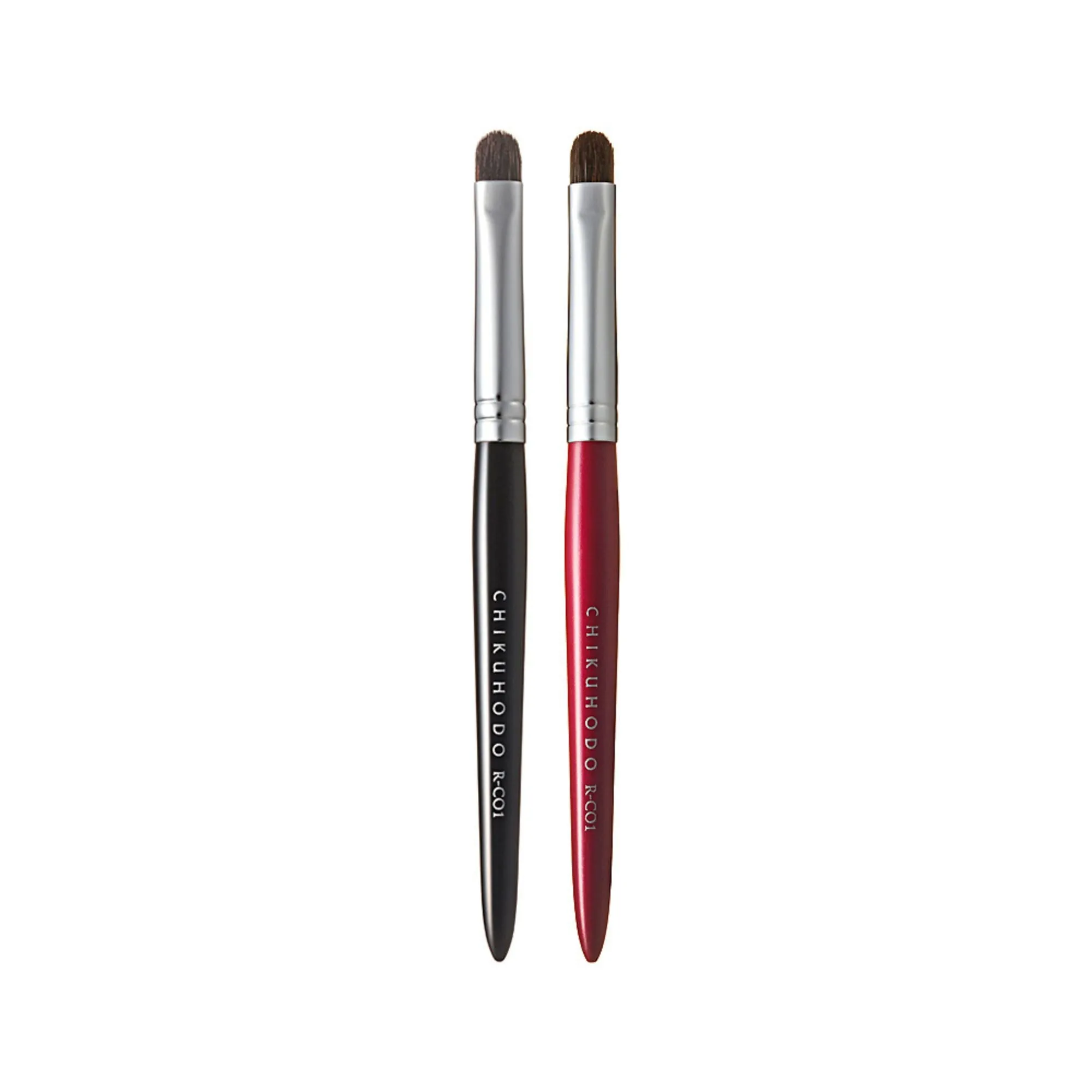 Chikuhodo Concealer Brush, Regular Series (R-CO1 Black, RR-CO1 Red)