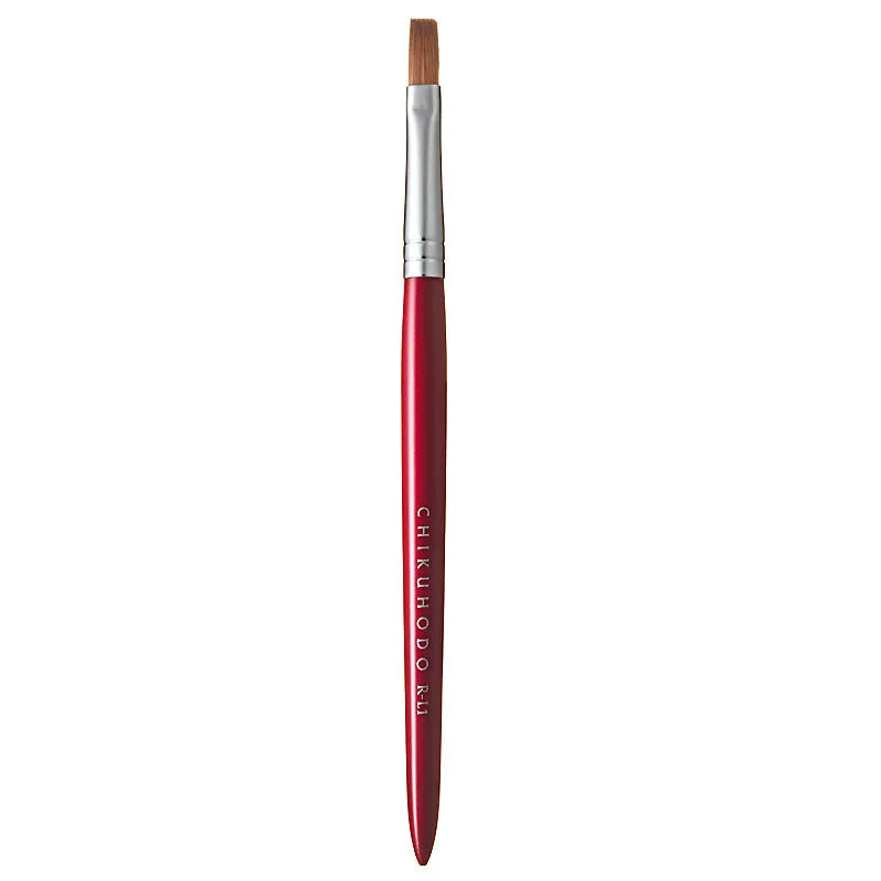 Chikuhodo Lip Brush, RR-Series (R-L1 Black, RR-L1 Red)