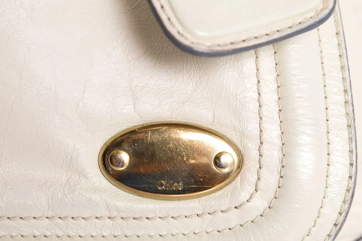 Chloé Ivory Handle Bag