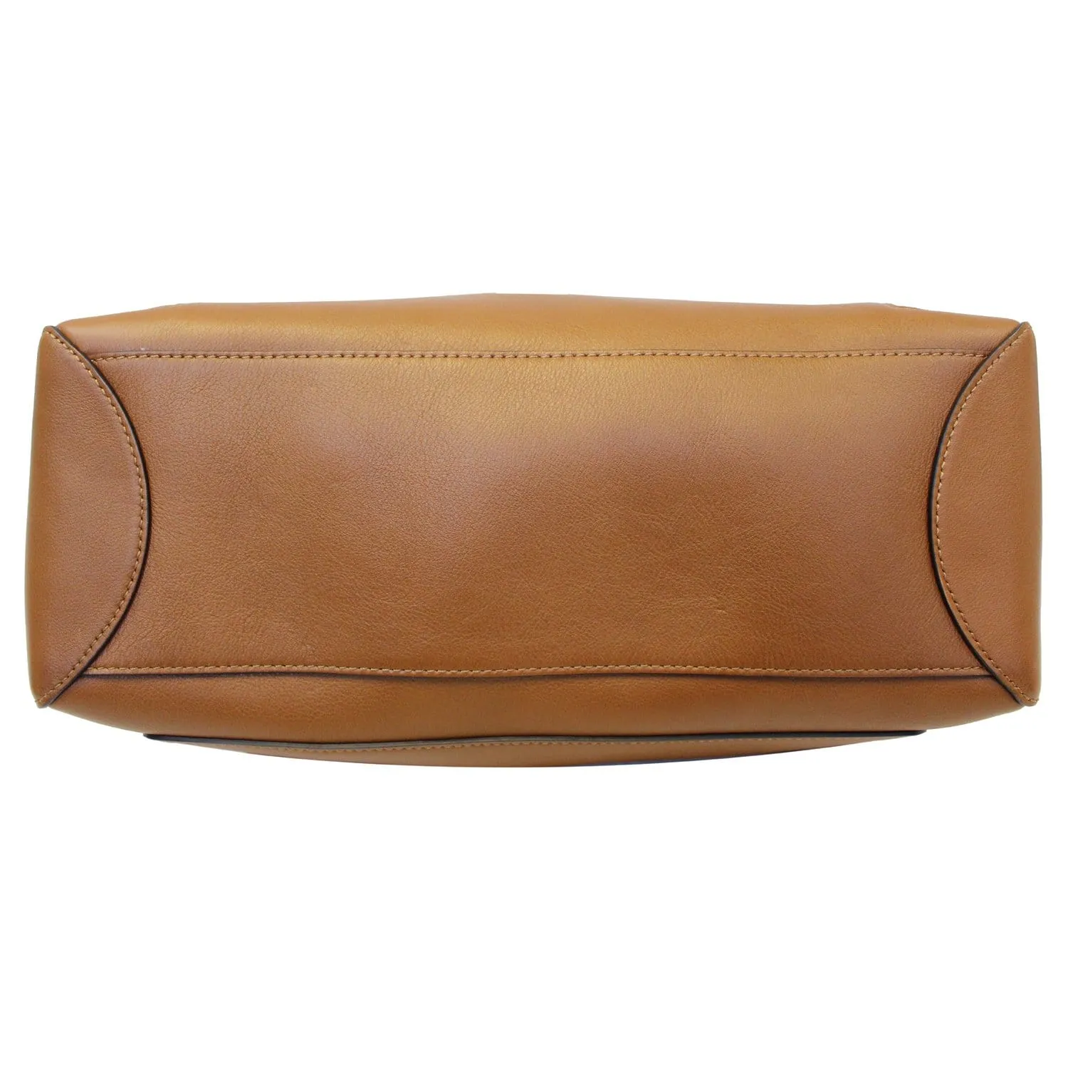 CHLOE Faye Day Mixed Flap Leather Medium Shoulder Bag Tan