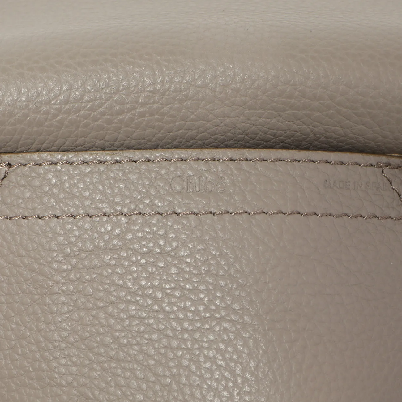 Chloe Grey Calfskin Mini Marcie