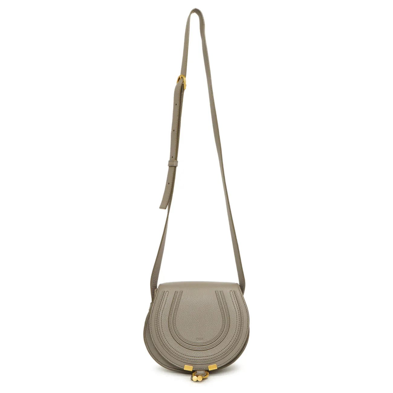 Chloe Grey Calfskin Mini Marcie