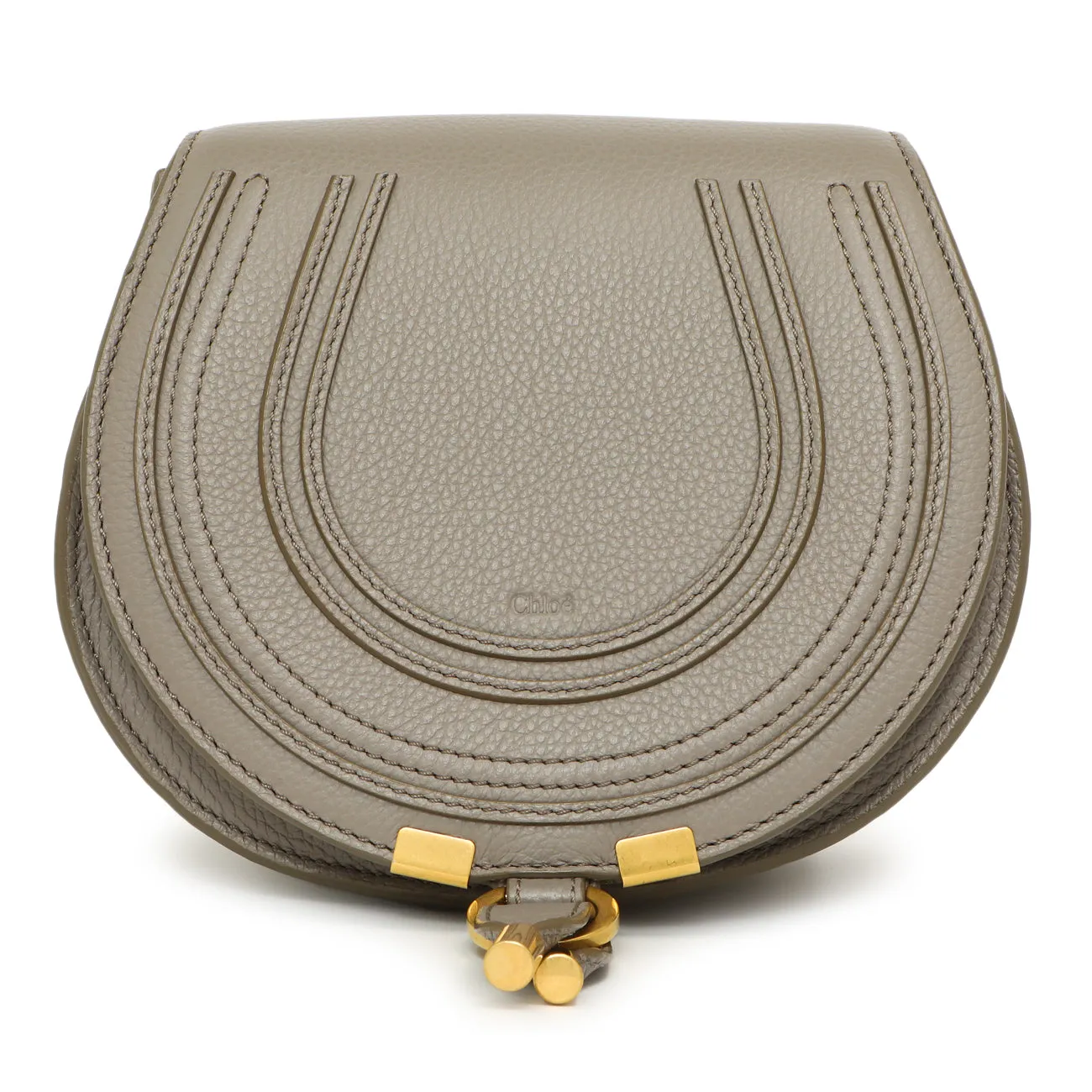 Chloe Grey Calfskin Mini Marcie