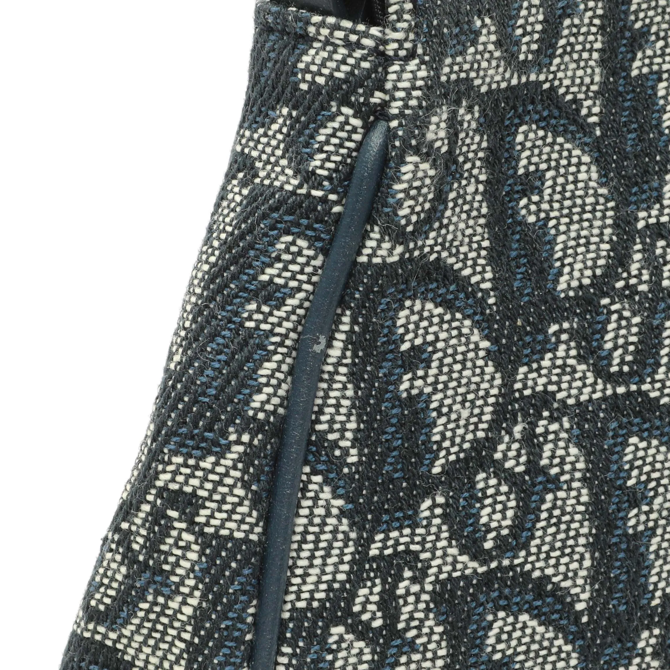 Christian Dior Navy Monogram Mini Saddle Pochette