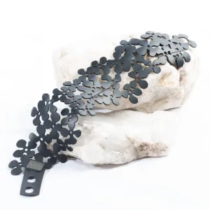 Cluster Flower Rubber Bracelet