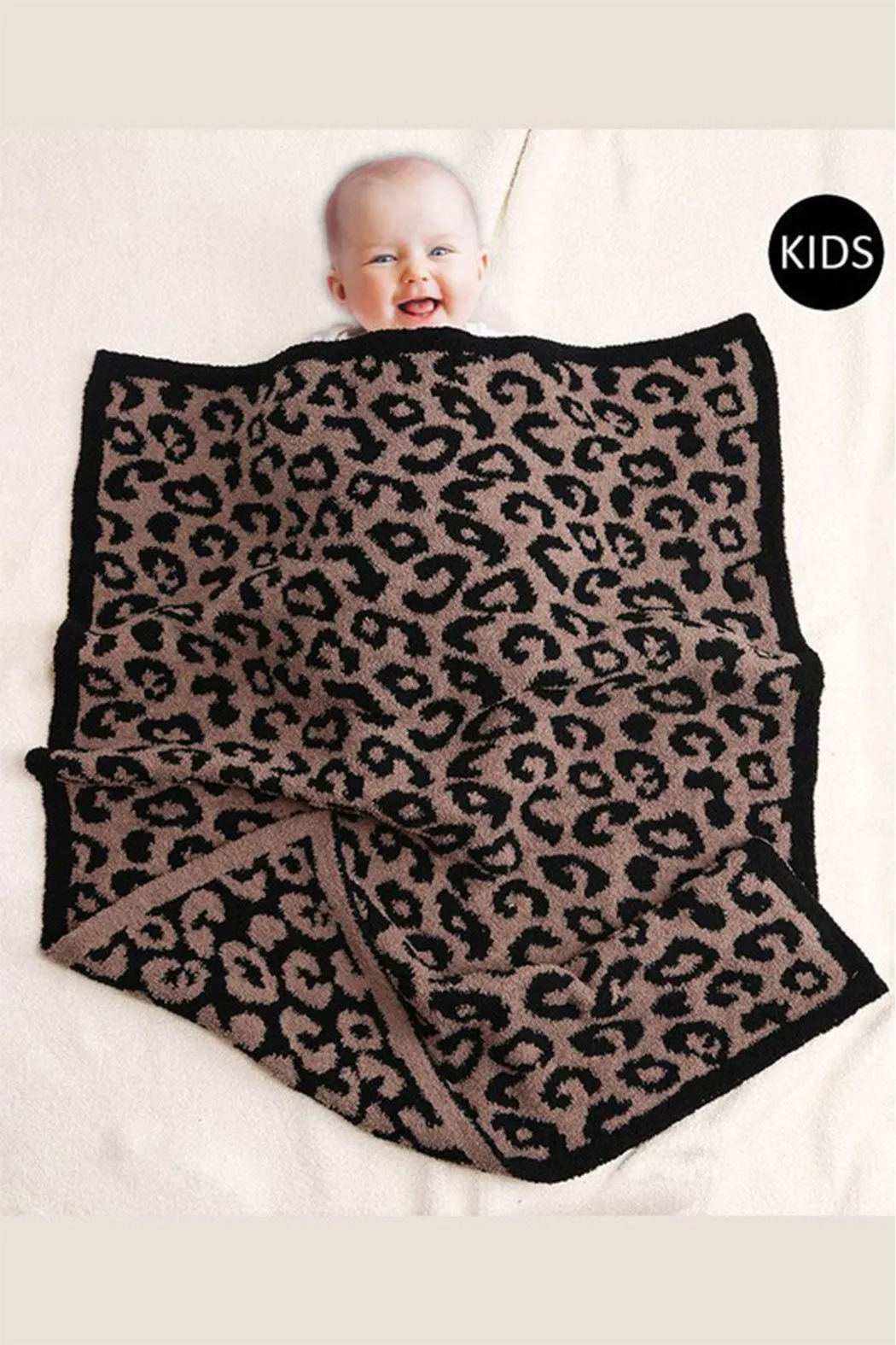 Coffee Leopard Blanket