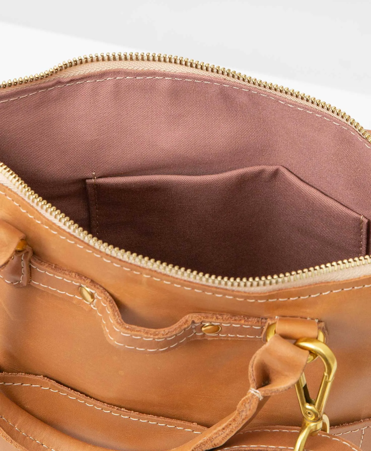 Convertible Shopper Crossbody, Caramel