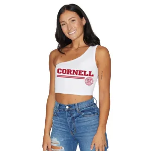 Cornell White One Shoulder Top