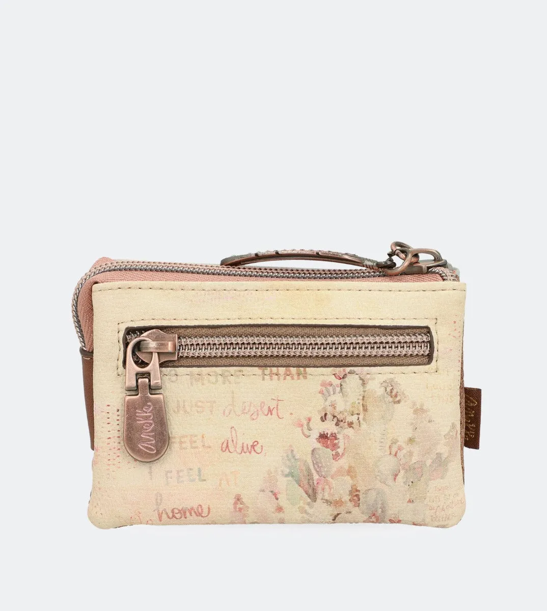 Country triple compartment purse