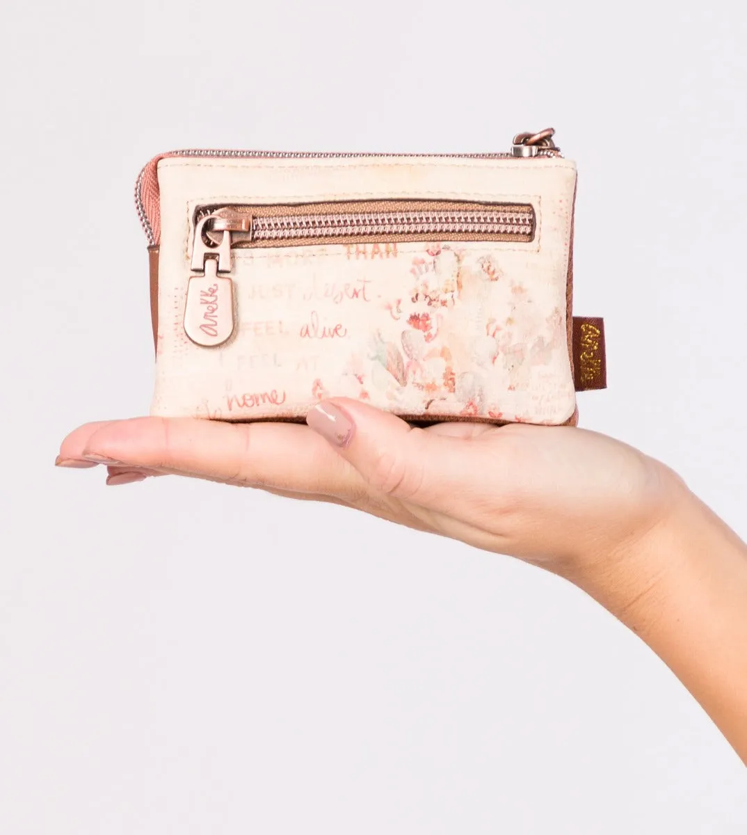 Country triple compartment purse