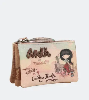 Country triple compartment purse