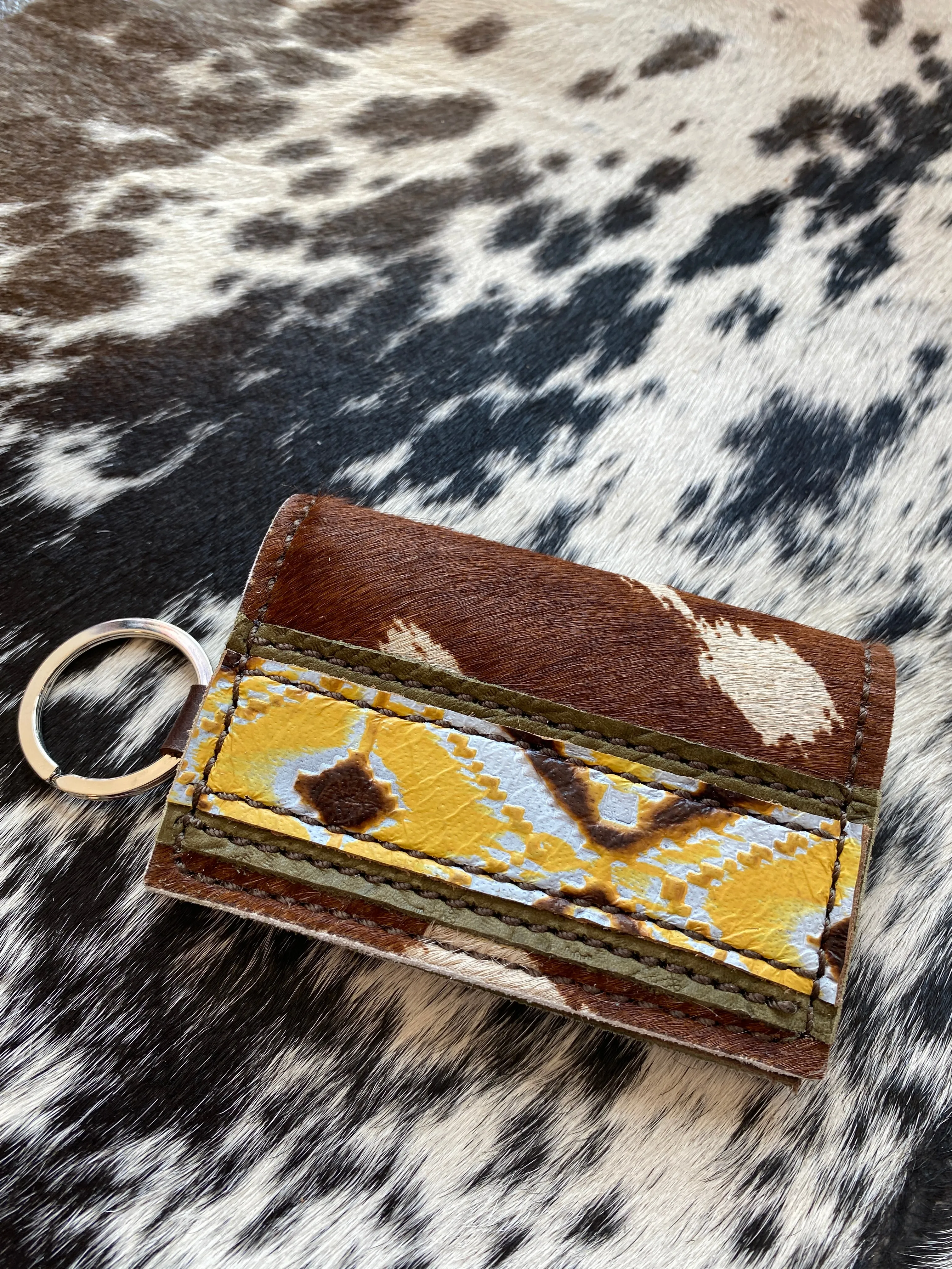 Cowhide card wallets