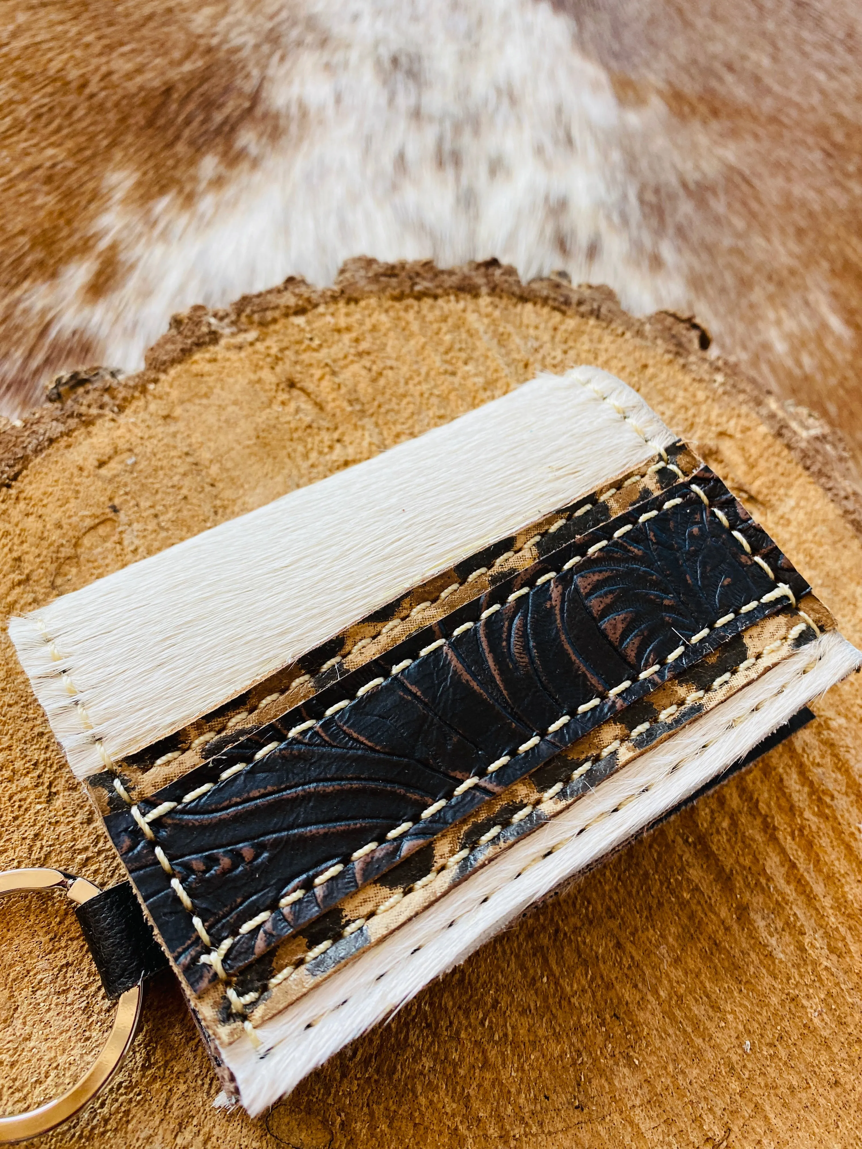 Cowhide card wallets