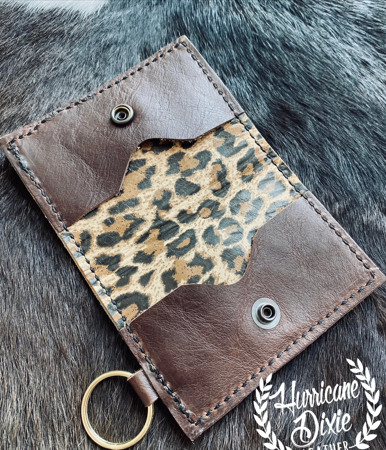 Cowhide card wallets