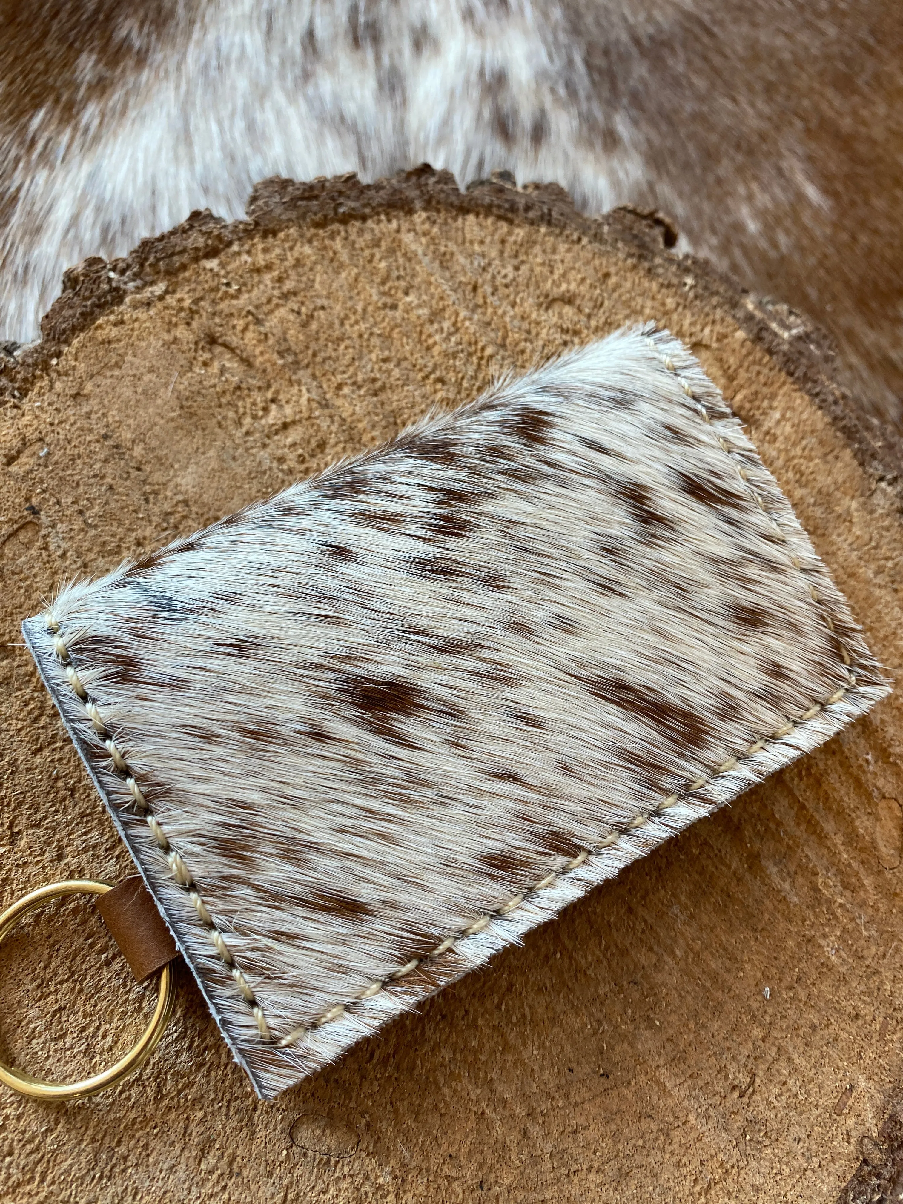 Cowhide card wallets