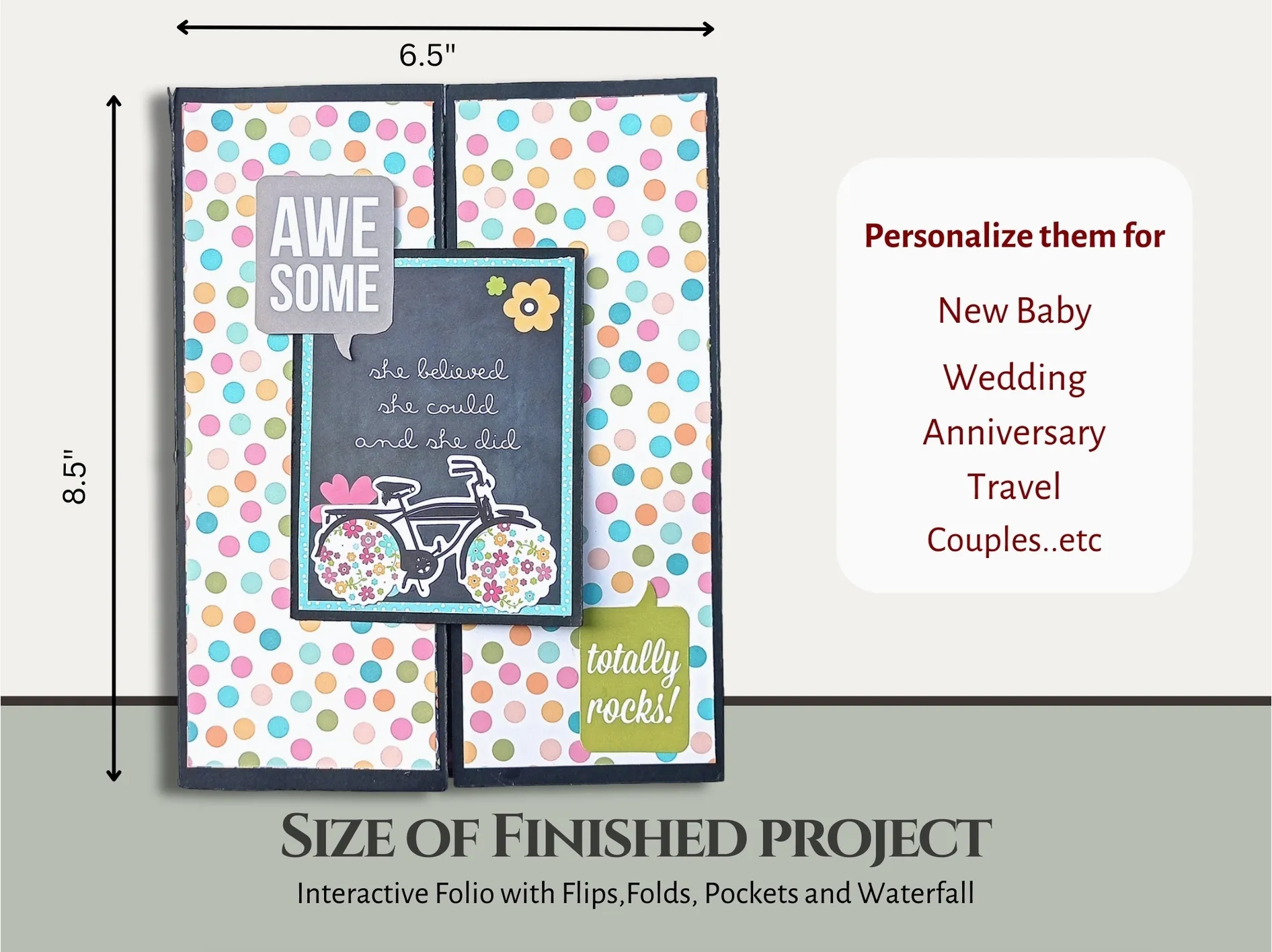 Craftreat Kraft Gate Fold Folio