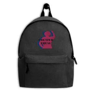Created Equal Embroidered Backpack