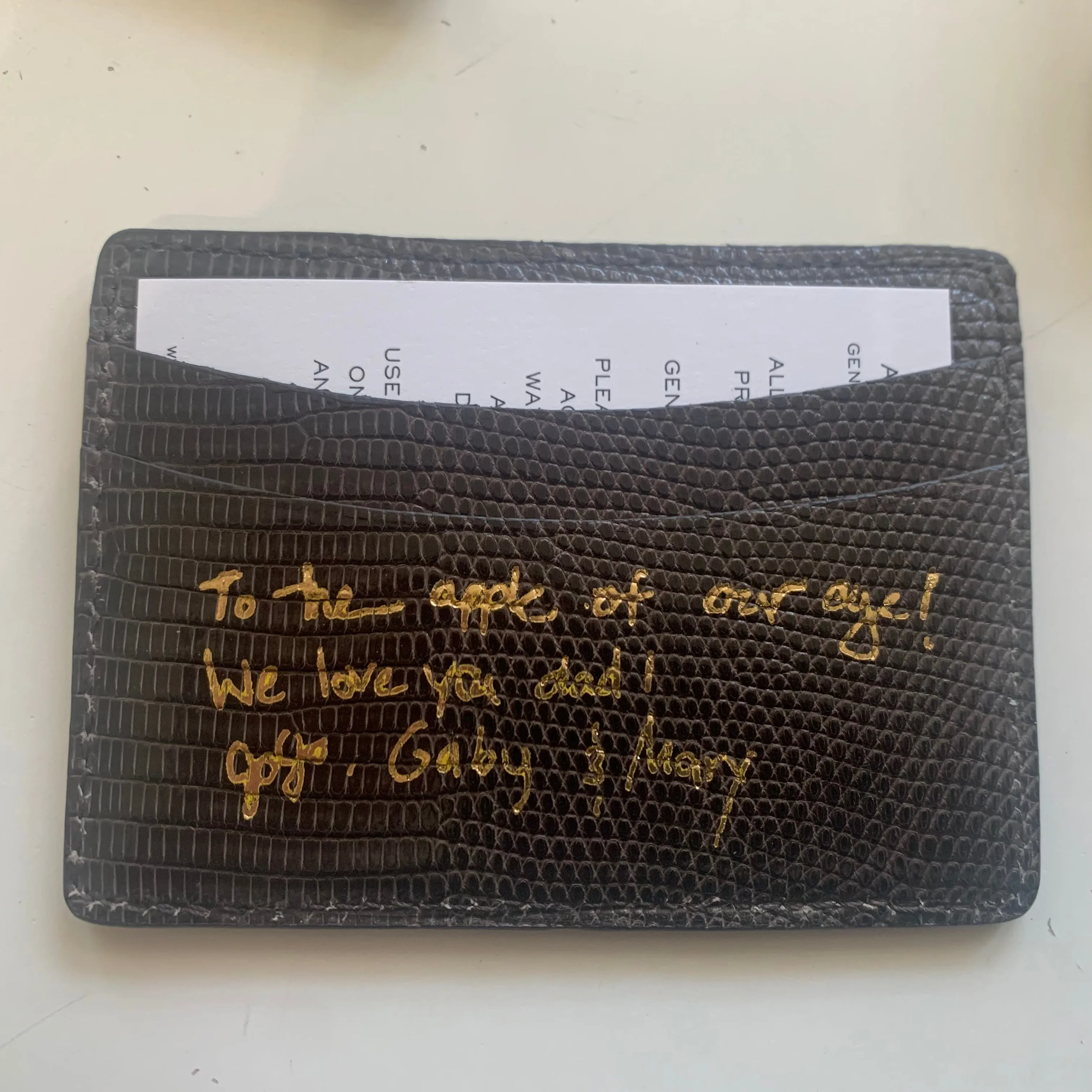 CREDIT CARD CASE - MADE TO ORDER