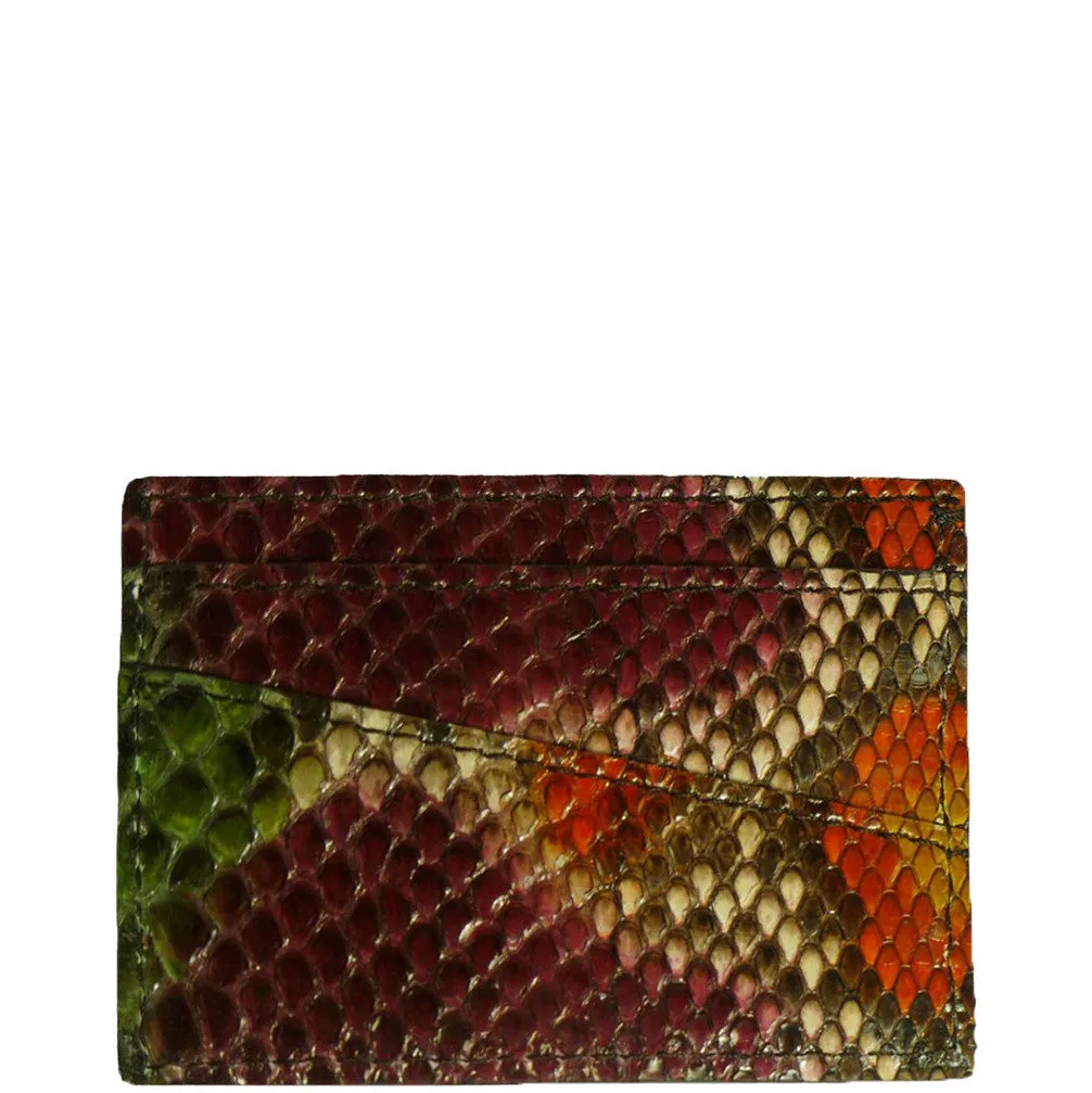 Credit Card Holder in Snakeskin