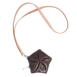 CROISSANT Coincase Strap   Crack Brown