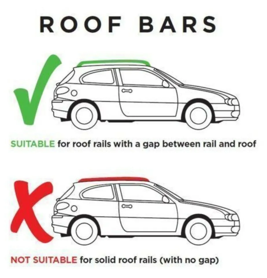 Cross Bars Roof Rack Aluminium Locking Fits Ford Focus Grand C-Max 2010 - 2016