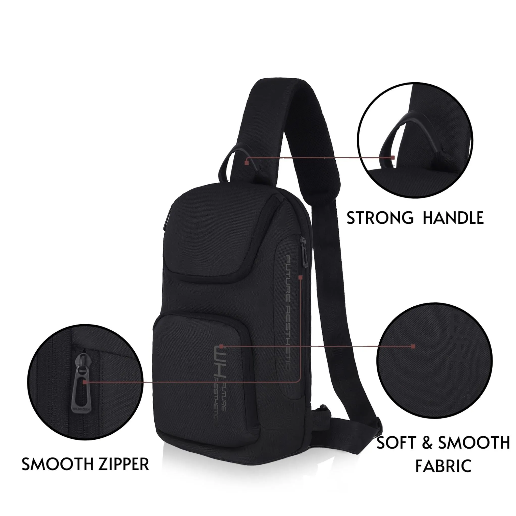 Crossbody Shoulder Chest Bag for Men & Women