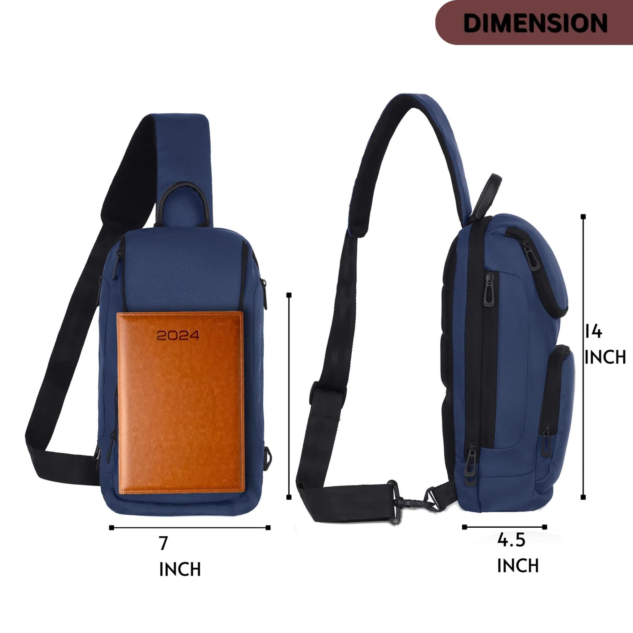 Crossbody Shoulder Chest Bag for Men & Women