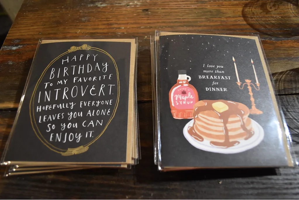 Curious Card, multiple styles