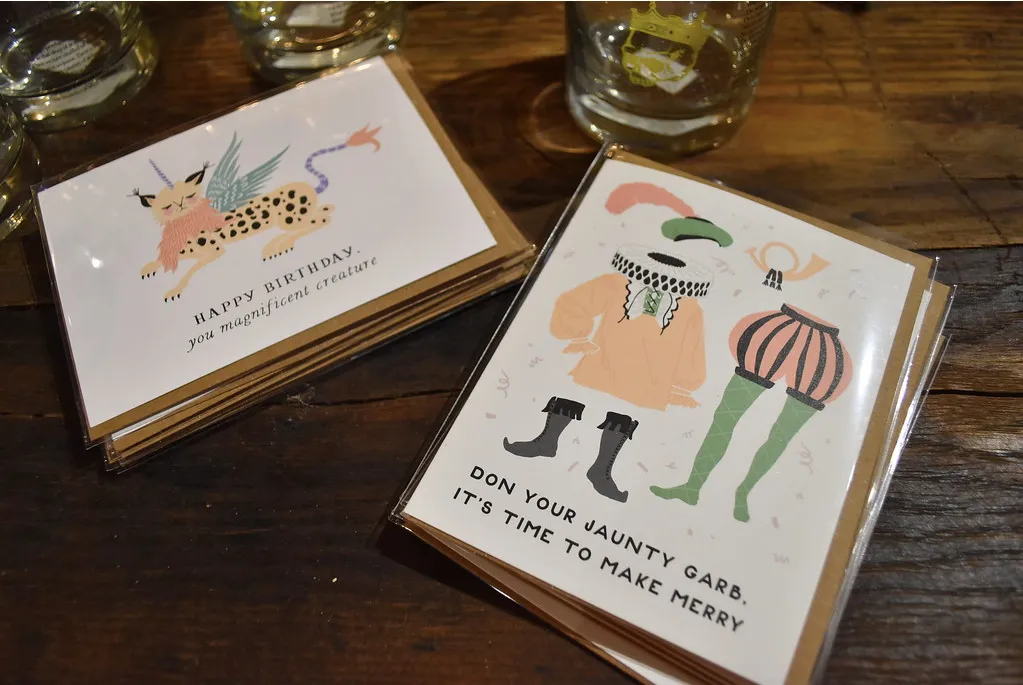 Curious Card, multiple styles