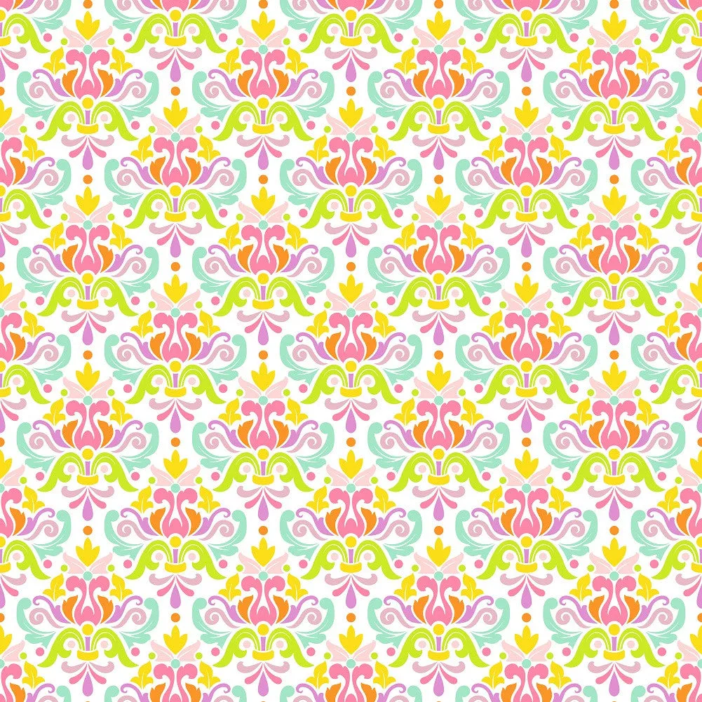 Damask Heart Heat Transfer Vinyl sheet