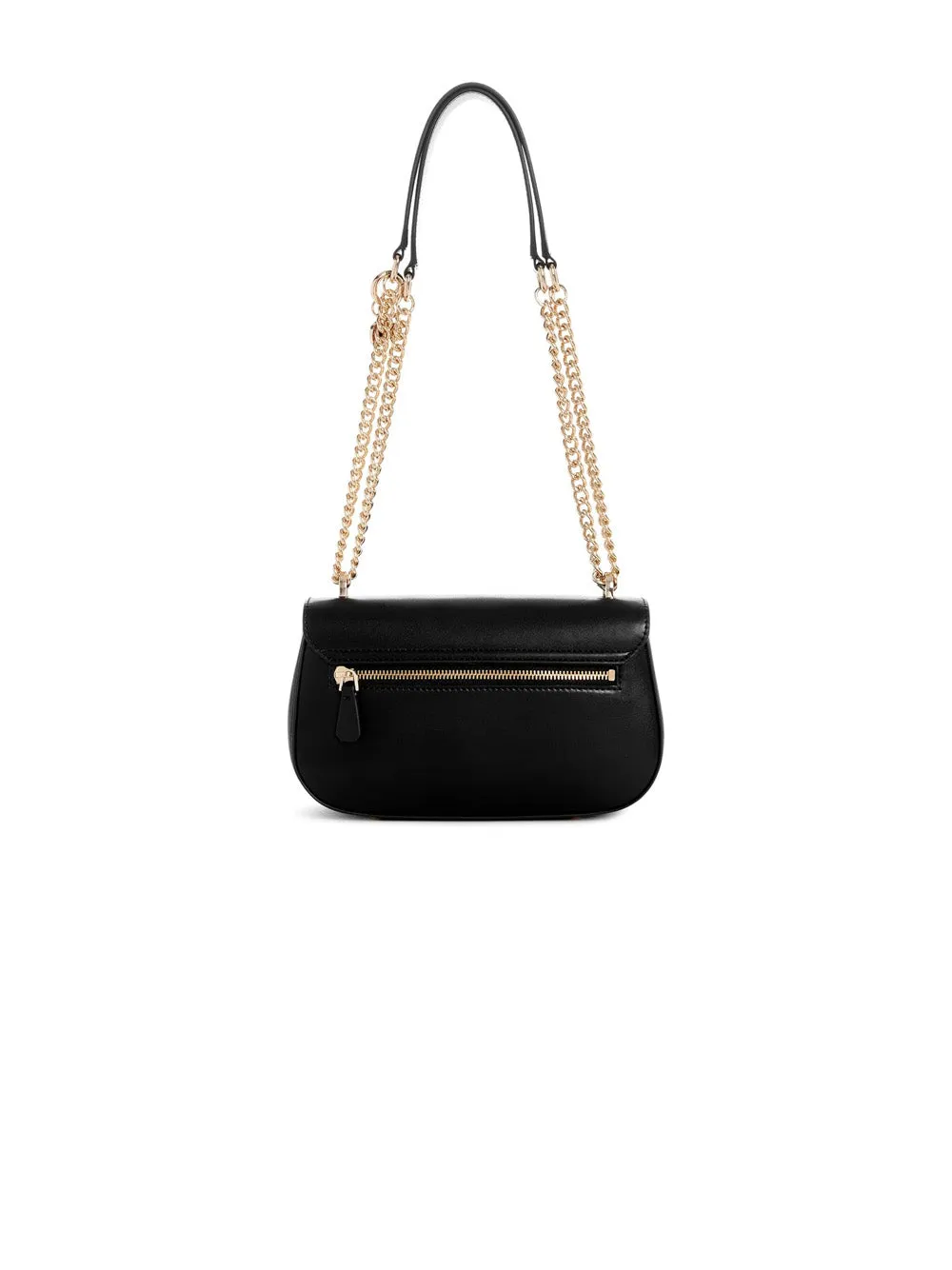 Daryna Top Zip Shoulder Bag - Black