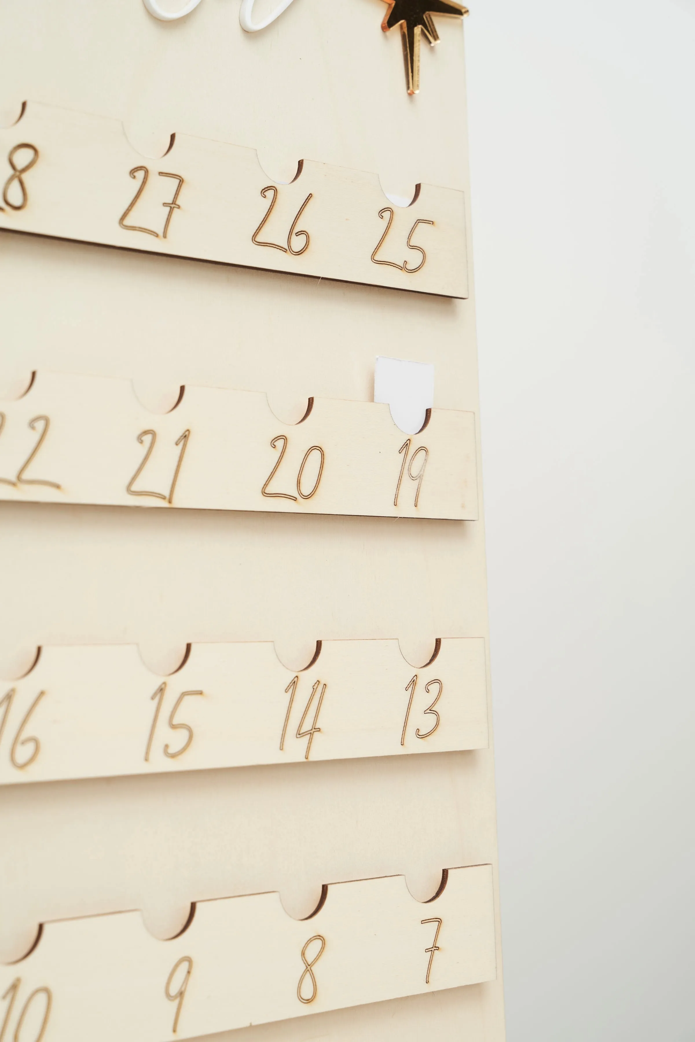 Days Till Eid Countdown with Card Slots - Freestanding