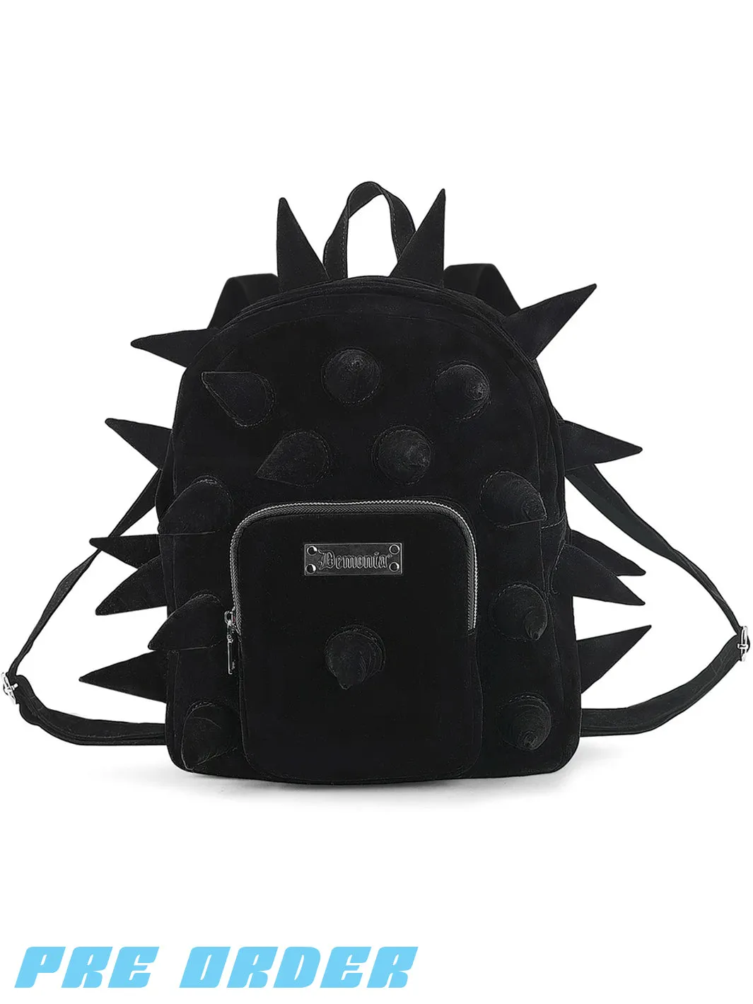 DEMONIA VELVET SPIKED MINI BACKPACK ✰ PRE ORDER ✰