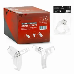 DETACHABLE ANKLE STRAPS ONE PAIR L-XL