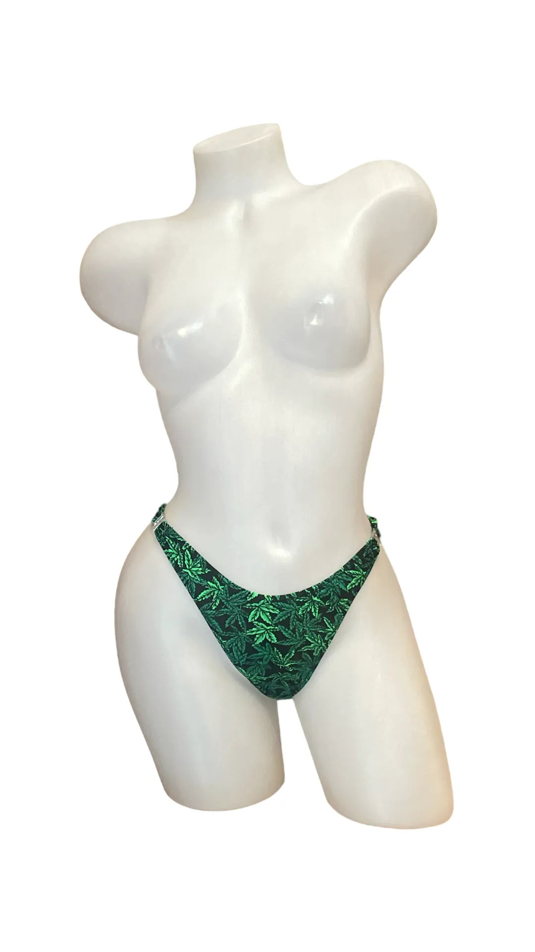 Detachable Thong - Pot Leaf