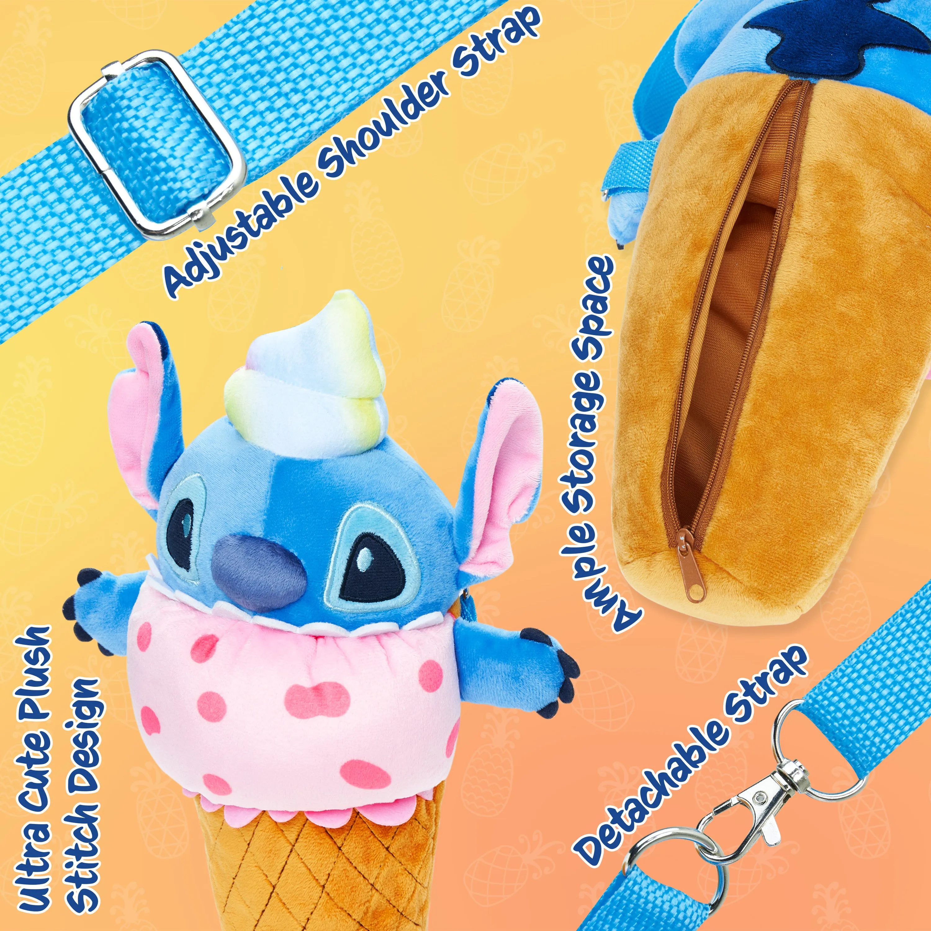 Disney Stitch Bags for Girls,  Girls Shoulder Bags, 3D Crossbody Bag Stitch Gifts